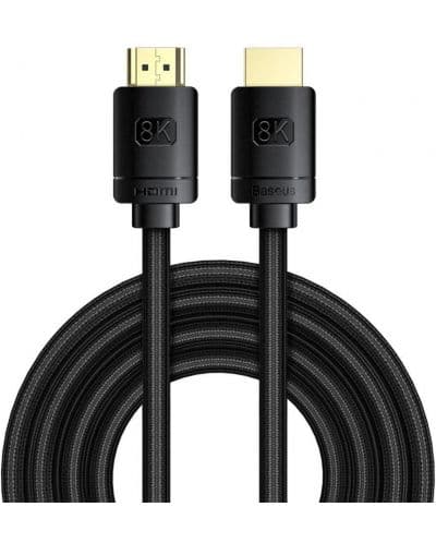 Кабел Baseus CAKGQ-L01, от HDMI(м) към HDMI(м), 3m, черен, 8K@60Hz