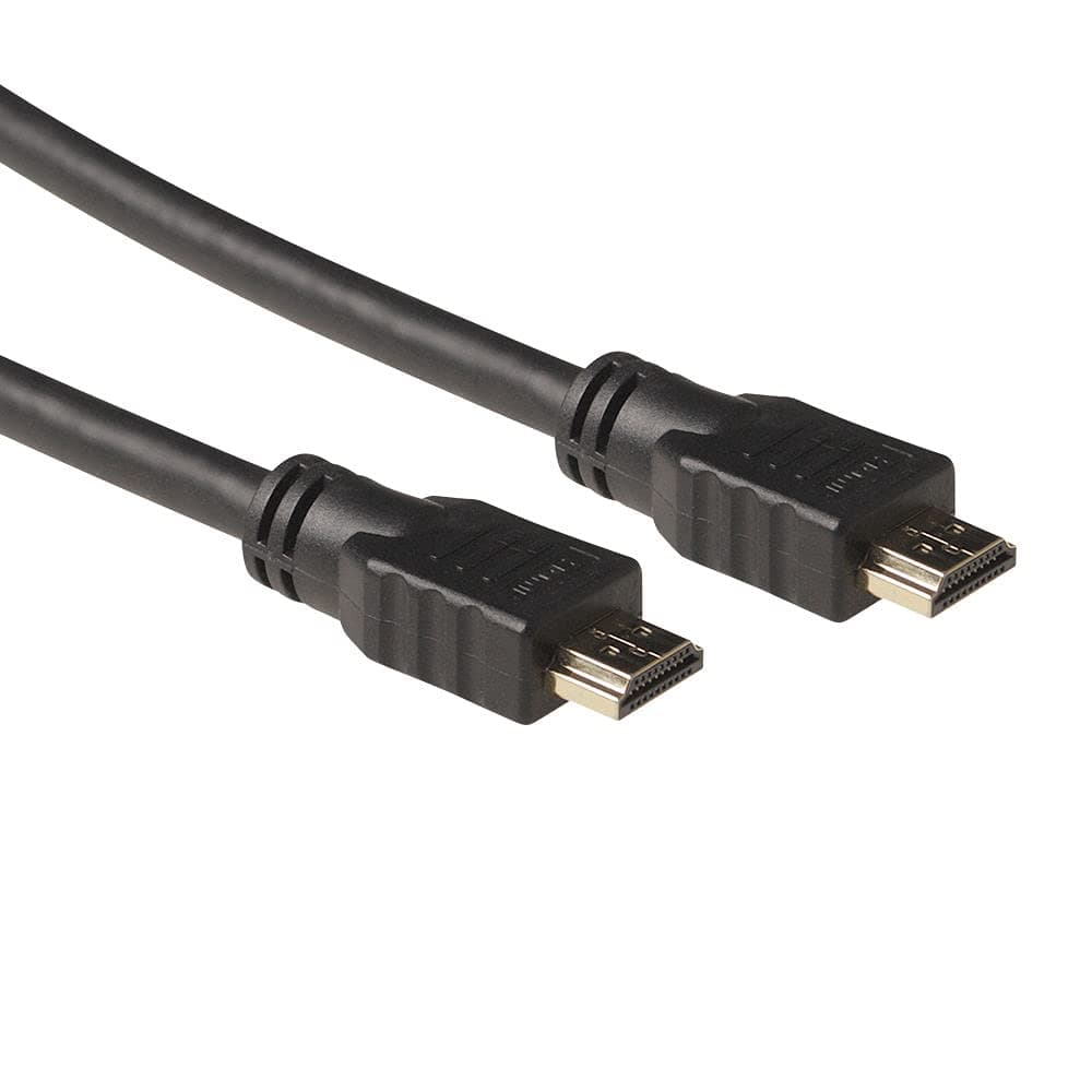Кабел ACT AK3902, от HDMI(м) към HDMI(м), 2m, черен, 4K@60Hz