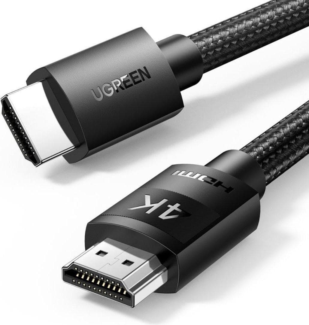 Кабел Ugreen 40101, от HDMI(м) към HDMI(м), 2m, черен, 4K@60Hz