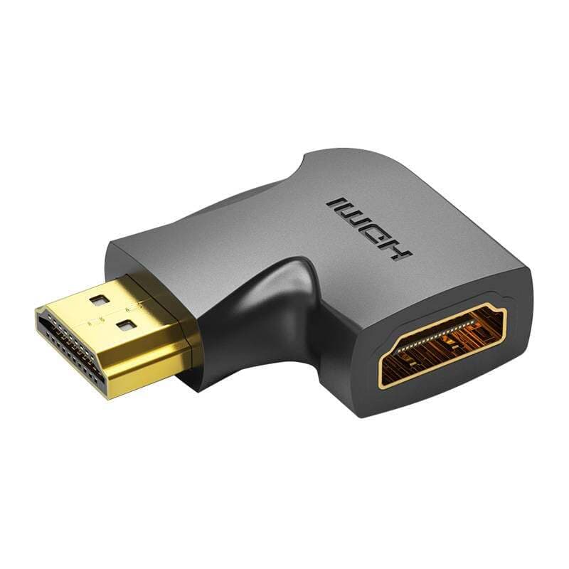 Адаптер Vention AIQB0 от HDMI(м) към HDMI(ж), черен, 4K 2160p@60Hz, 18 Gb/s