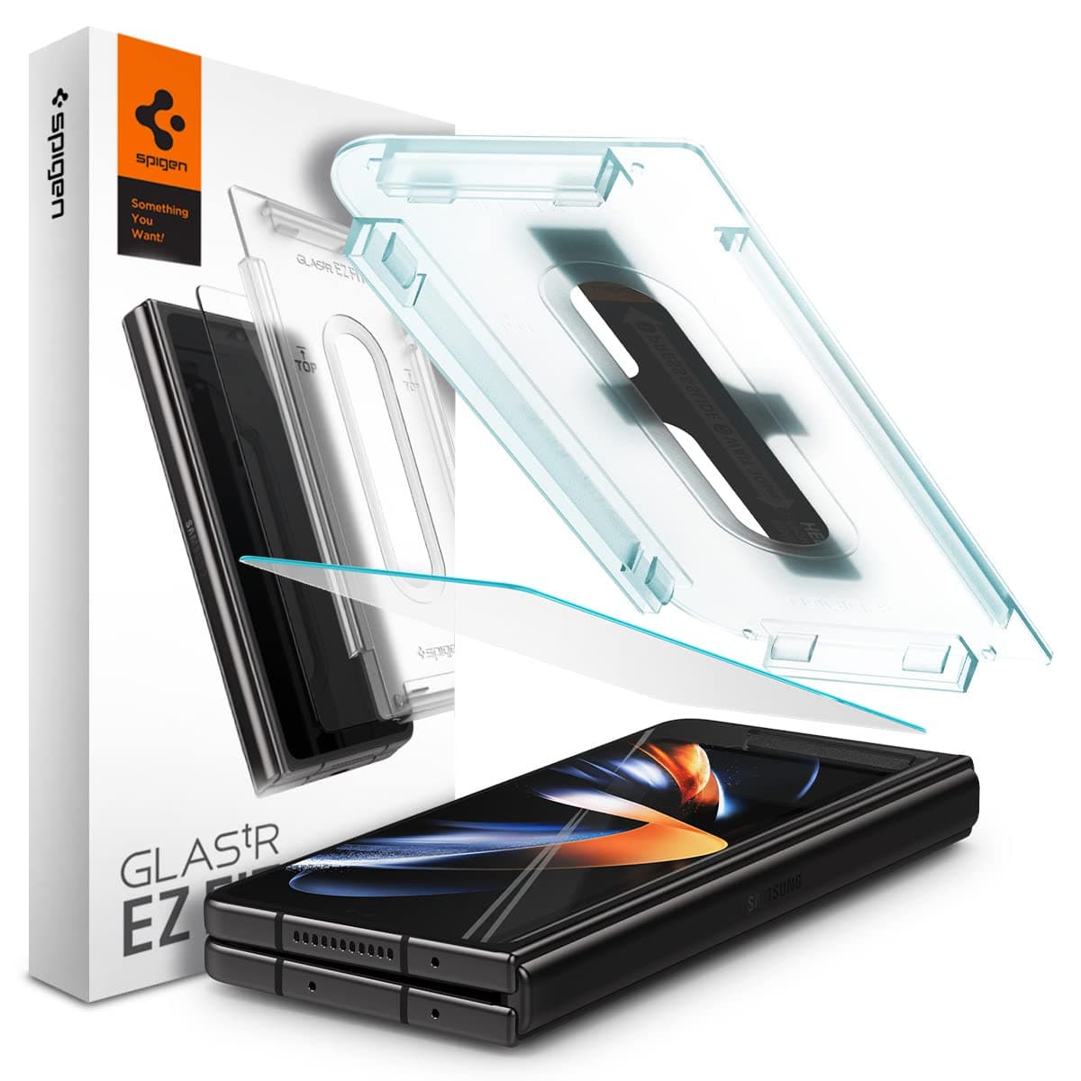 Протектор от закалено стъкло /Tempered Glass/ Spigen AGL05322 за Samsung Galaxy Z Fold 4, 9H твърдост