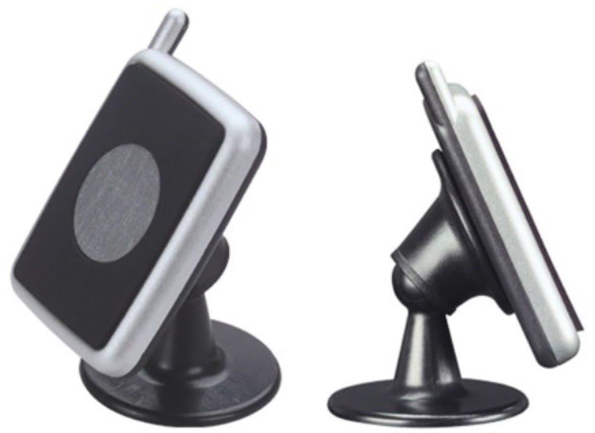 Настолна магнитна поставка за смартфони - HR GRIP Smartphone Handyholder Magnet-Tec with Stand (сребрист)