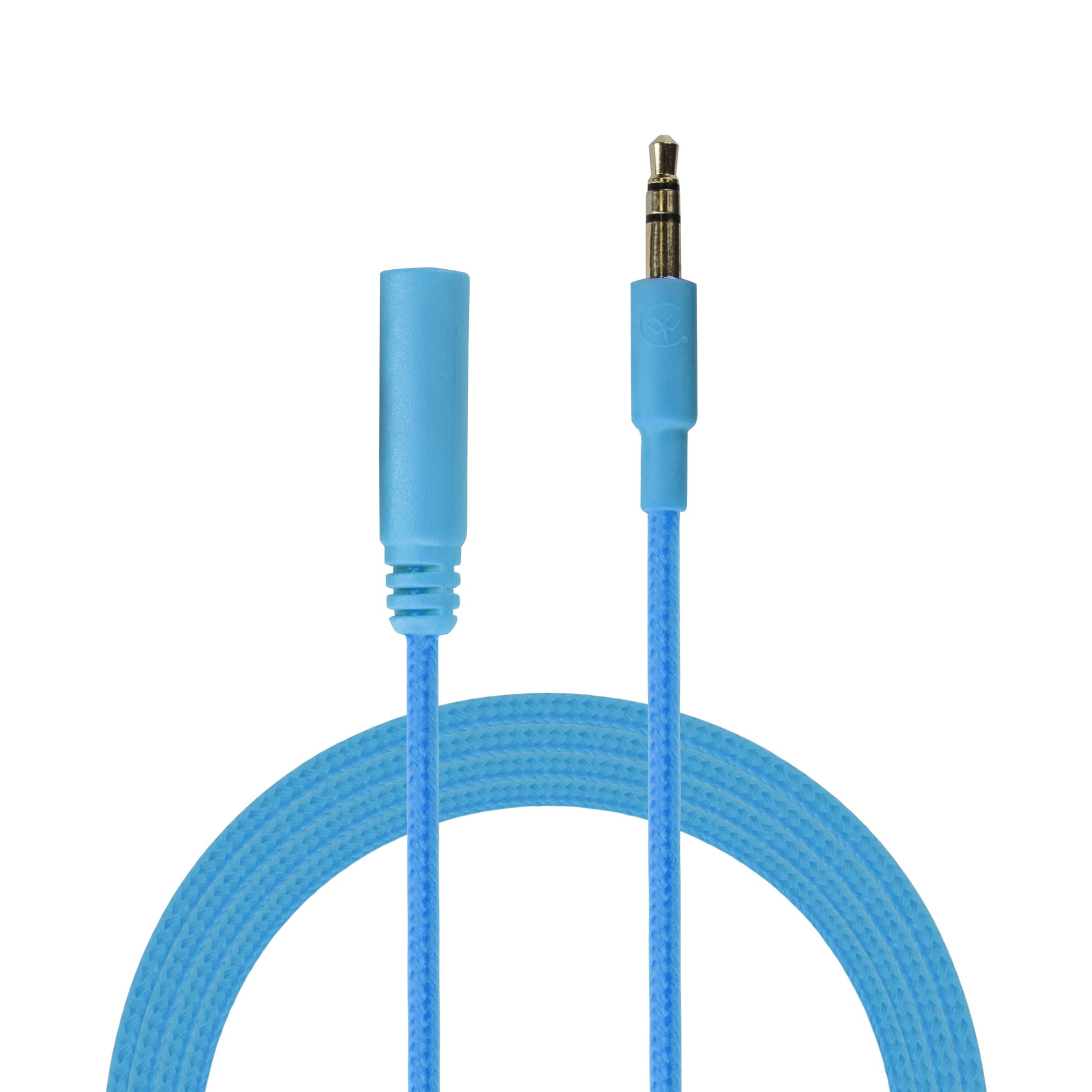 Удължителен аудио кабел 3.5 mm женско към 3.5 mm мъжко (100 см) - IncrediCables Audio Extension Cable (син)