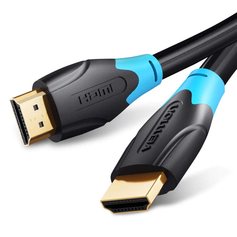 Кабел Vention AACBJ, от HDMI(м) към HDMI(м), 5м, черен, 4K 2160p@60FPS, 18 Gb/s, позлатени конектори