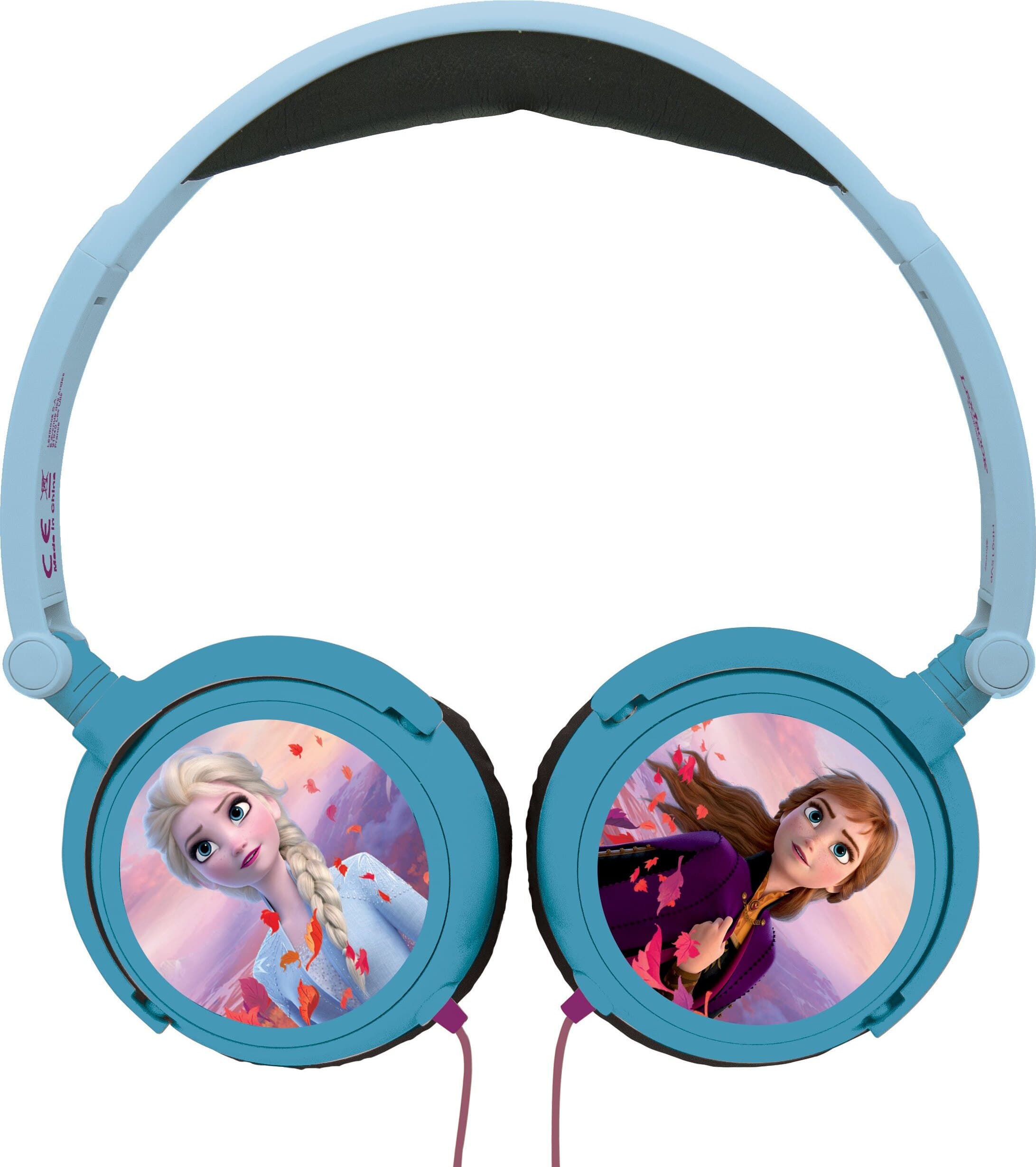 Слушалки подходящи за деца за мобилни устройства - Lexibook Disney Frozen 2 Stereo Headphones (светлосин-зелен)