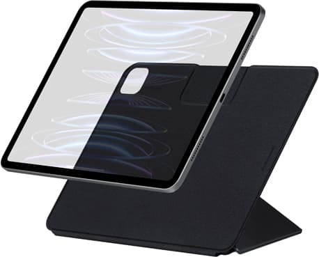 Магнитен полиуретанов кейс с поставка за iPad Pro 13 (2024) - Pitaka MagEZ Folio 2 Case (черен)