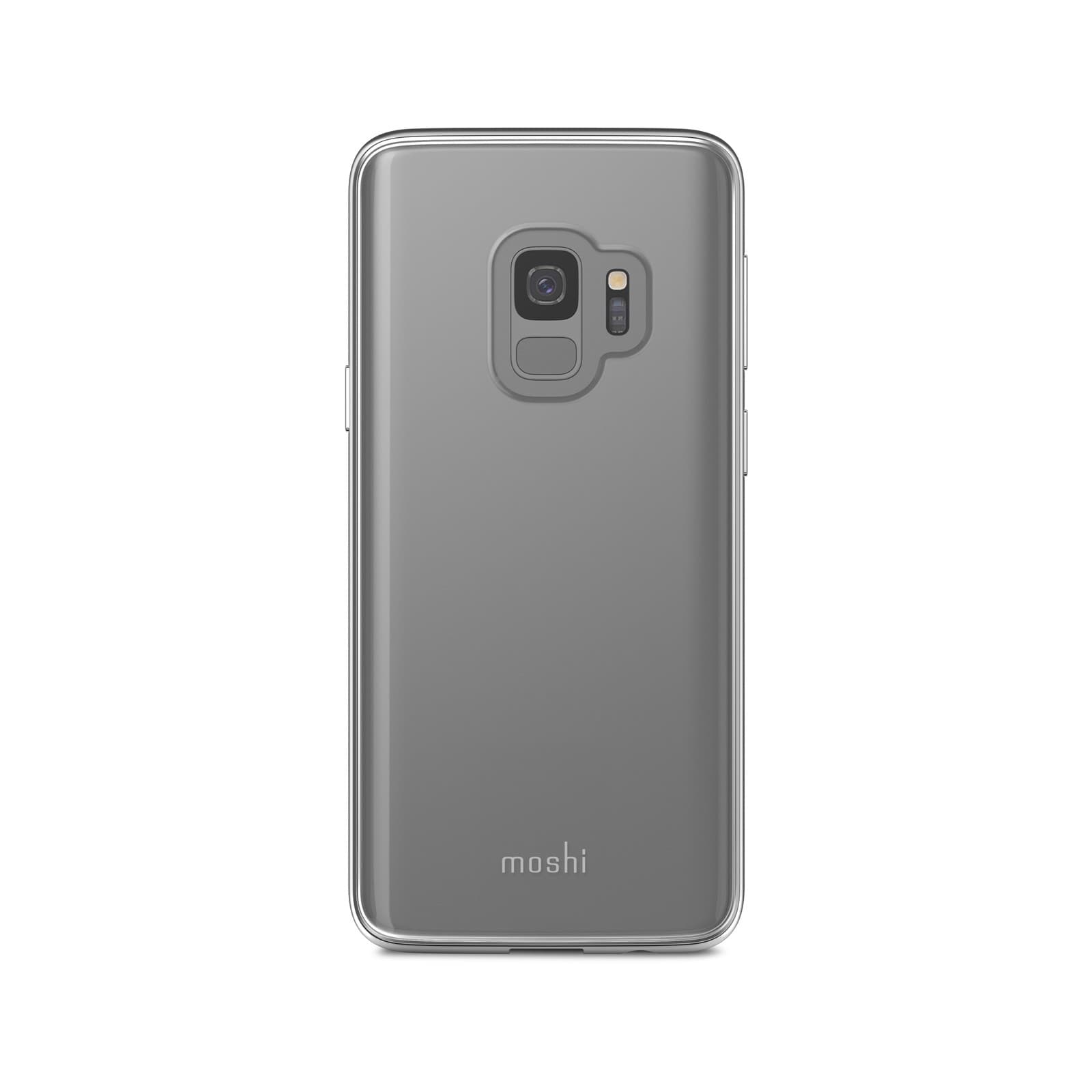 Силиконов (TPU) калъф за Samsung Galaxy S9 - Moshi Vitros Case (сребрист-прозрачен)