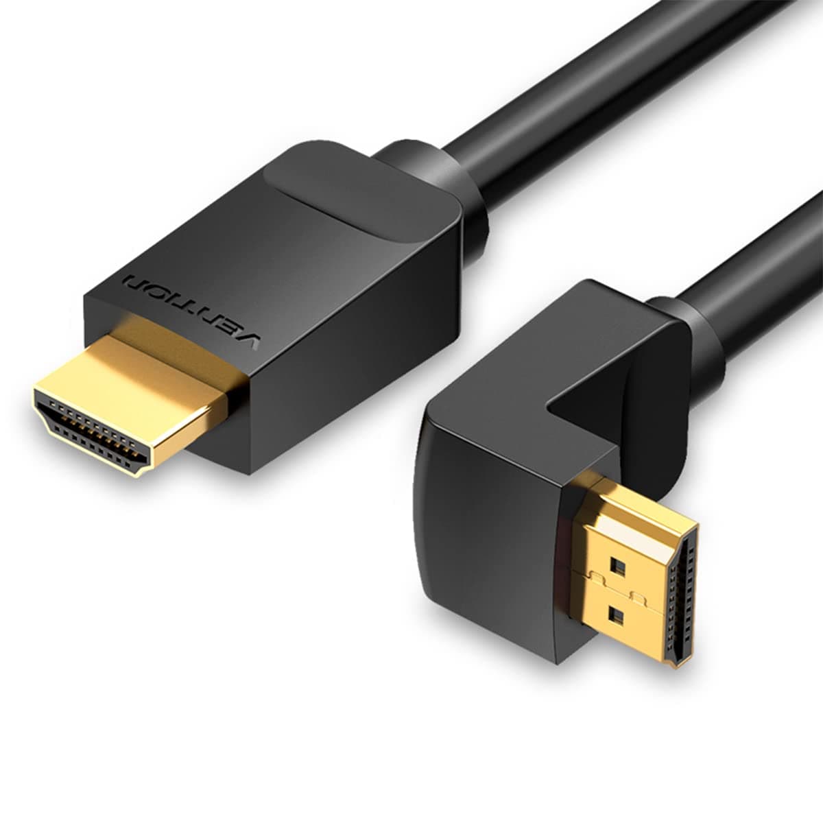 Кабел Vention AAQBG, от HDMI(м) към HDMI(м), 1.5м, черен, 4K 2160p@60FPS (3840x2160), 18 Gb/s