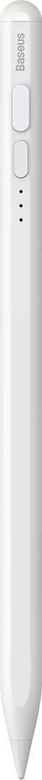 Стилус Baseus Smooth Writing 2 Stylus (SXBC060402), до 11 часа време на работа, защита срещу случайно докосване с дланта, за Apple iPad, бял