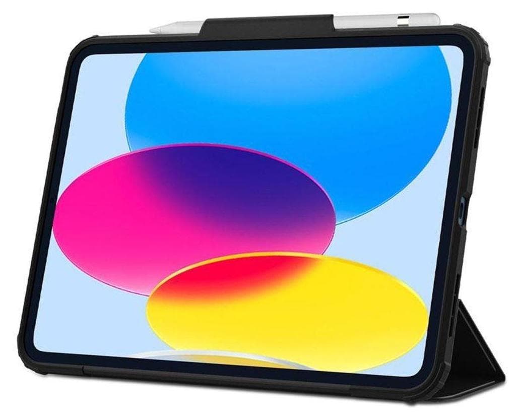 Удароустойчив хибриден кейс от най-висок клас за iPad Air 5 (2022), iPad Air 4 (2020) - Spigen Ultra Hybrid Pro Case (черен)
