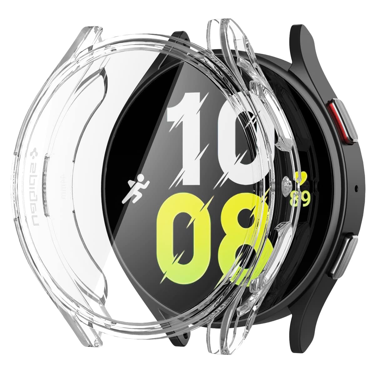 Хибриден кейс с висока степен на защита за Samsung Galaxy Watch 5, Galaxy Watch 4 44mm - Spigen Ultra Hybrid Case (прозрачен)