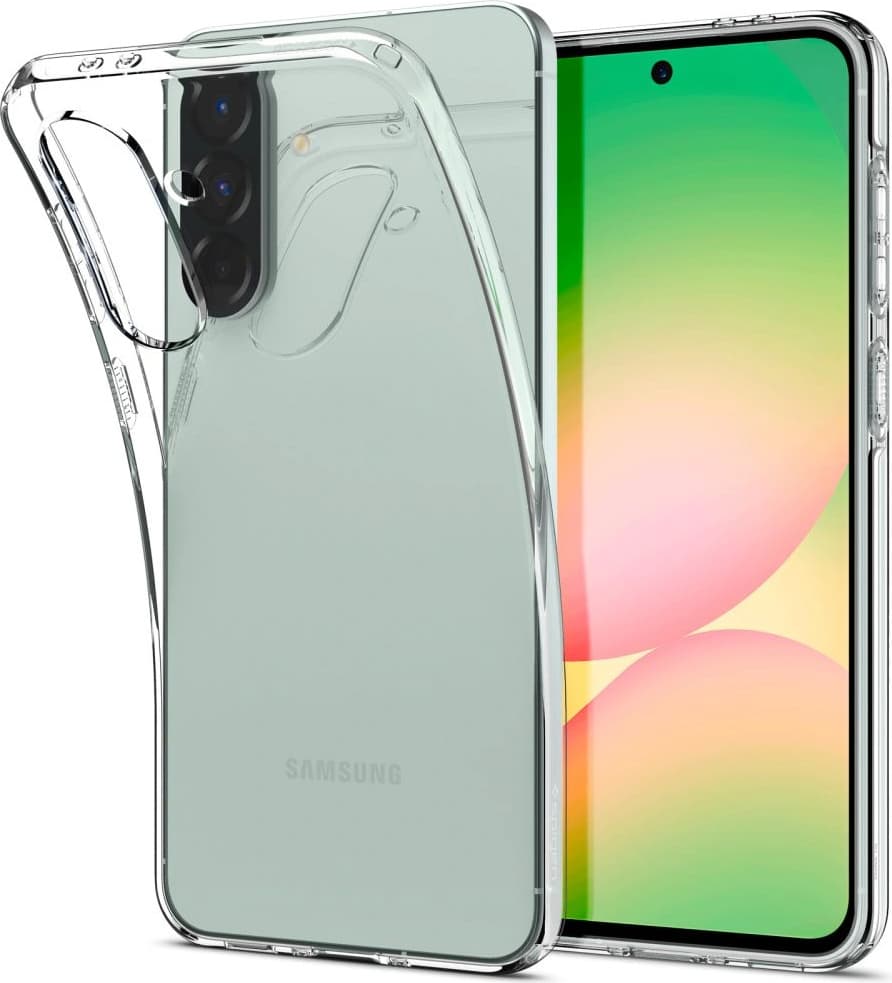 Тънък силиконов (TPU) калъф за Samsung Galaxy A56 5G (прозрачен) - Spigen Liquid Crystal Case