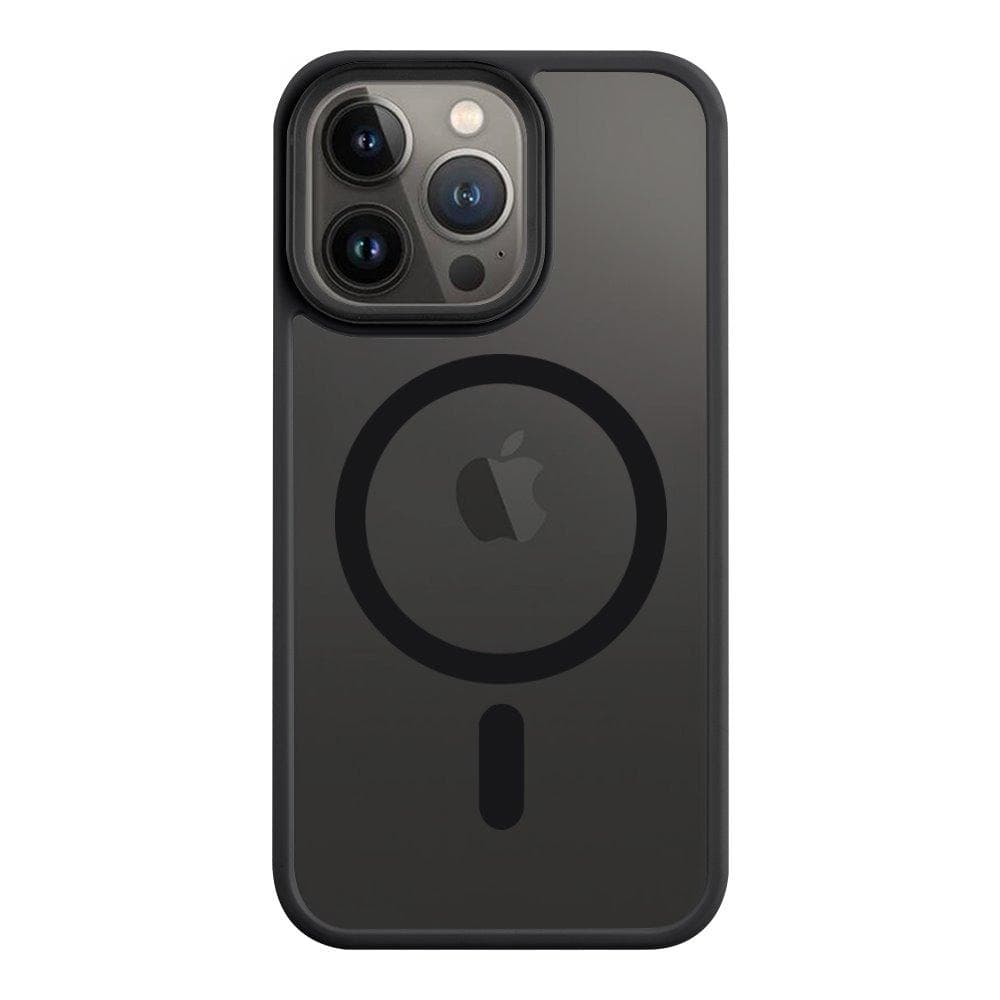 Хибриден удароустойчив кейс с MagSafe за iPhone 13 Pro - Tactical MagForce Hyperstealth Cover (черен)
