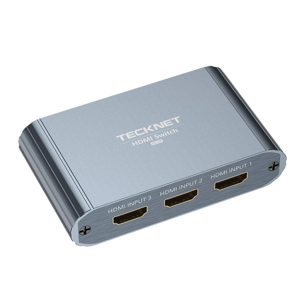 Три-портов HDMI превключвател - TeckNet EHU01006GA01 3-Port HDMI Auto Switch Box
