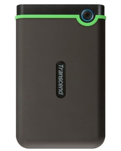 Удароустойчив преносим външен диск 1TB - Transcend StoreJet 25M3S Rugged External Hard Drive 1TB (тъмносив)