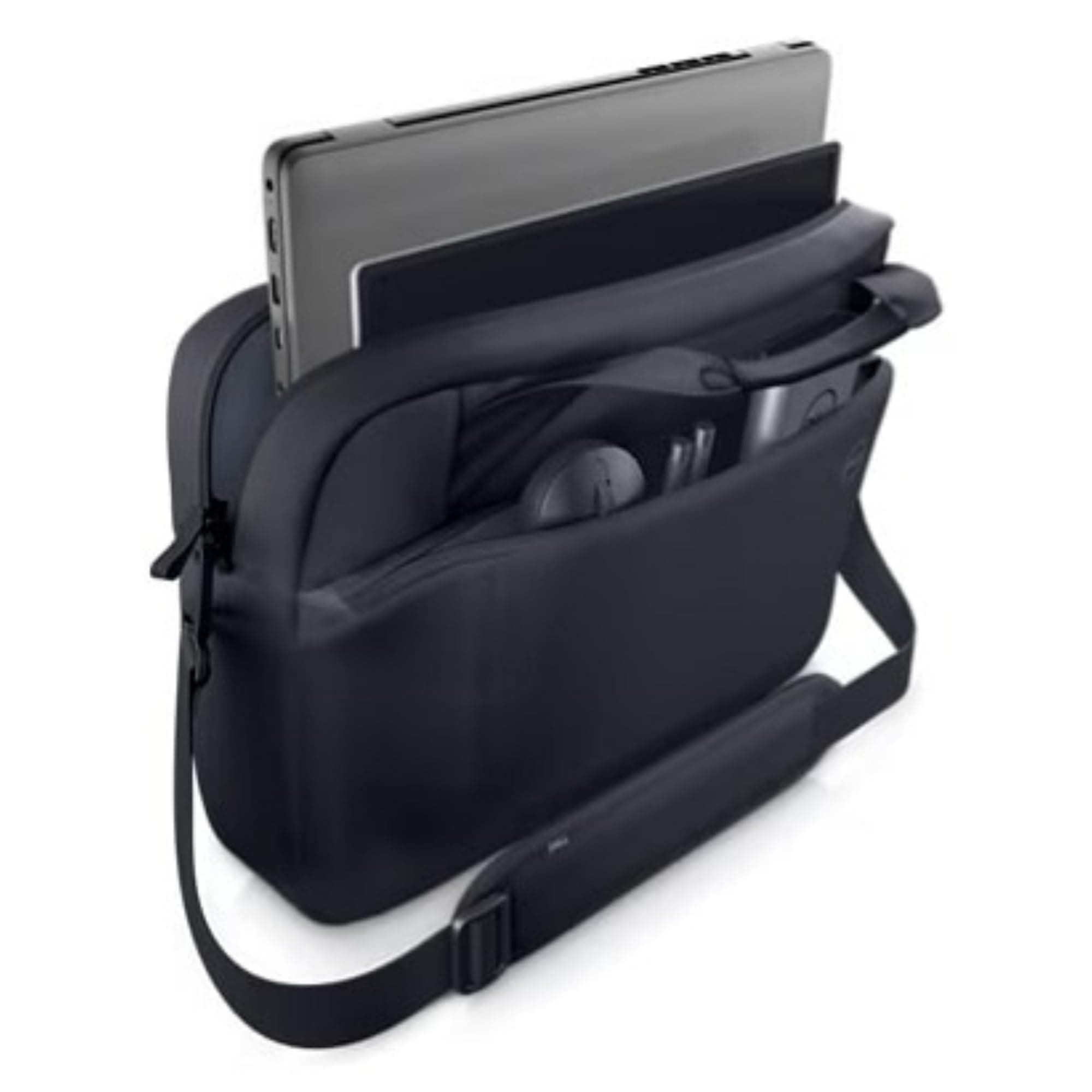 Чанта за лаптоп Dell EcoLoop Pro Slim Briefcase 15, до 15.6" (39.62 cm), полиестер, прахоустойчива, черна