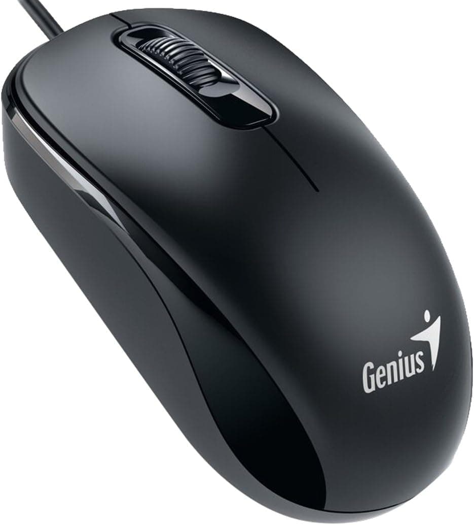 Мишка Genius DX-110, оптична (1000 dpi), USB, черна