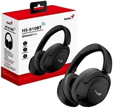 Слушалки Genius HS-810BT, безжични, Bluetooth, 20 Hz - 20 KHz, черни