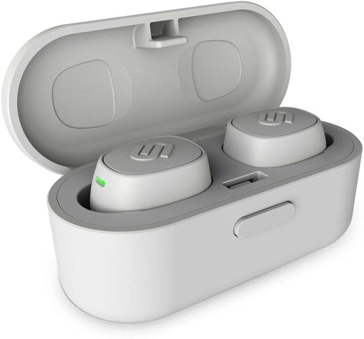 Безжични блутут слушалки с кейс за мобилни устройства - Urbanista Tokyo TWS Earbuds with Charging Case & Sleep Mask (бял)