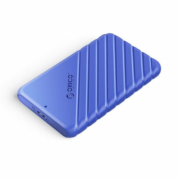 Външна кутия за 2.5 инча дискове - Orico HDD SSD 2.5 Hard Drive Enclosure (син)