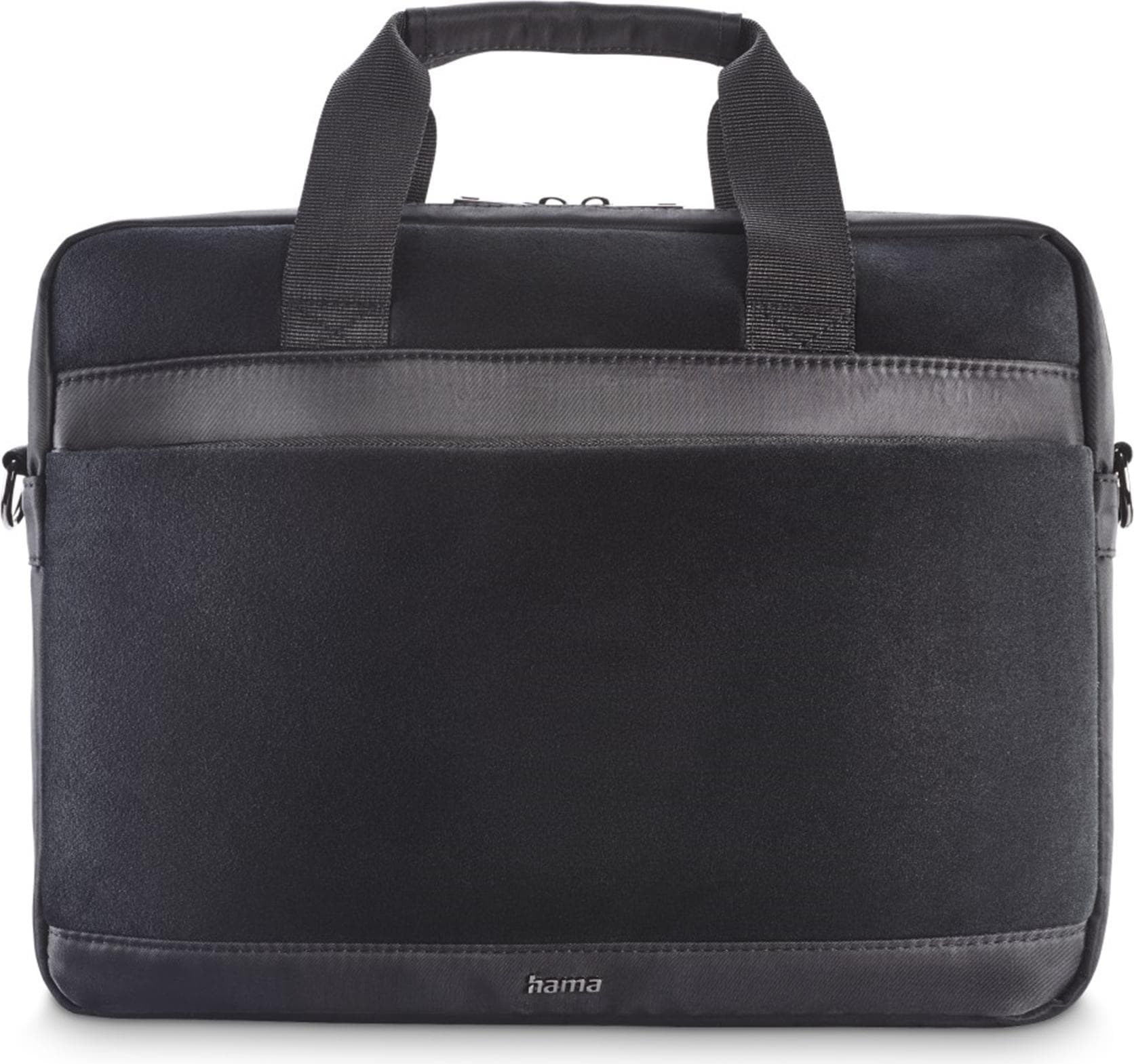 Чанта HAMA Velvet (217256), до 14.1"(35.81cm), полиестер, отделение за таблет, черна