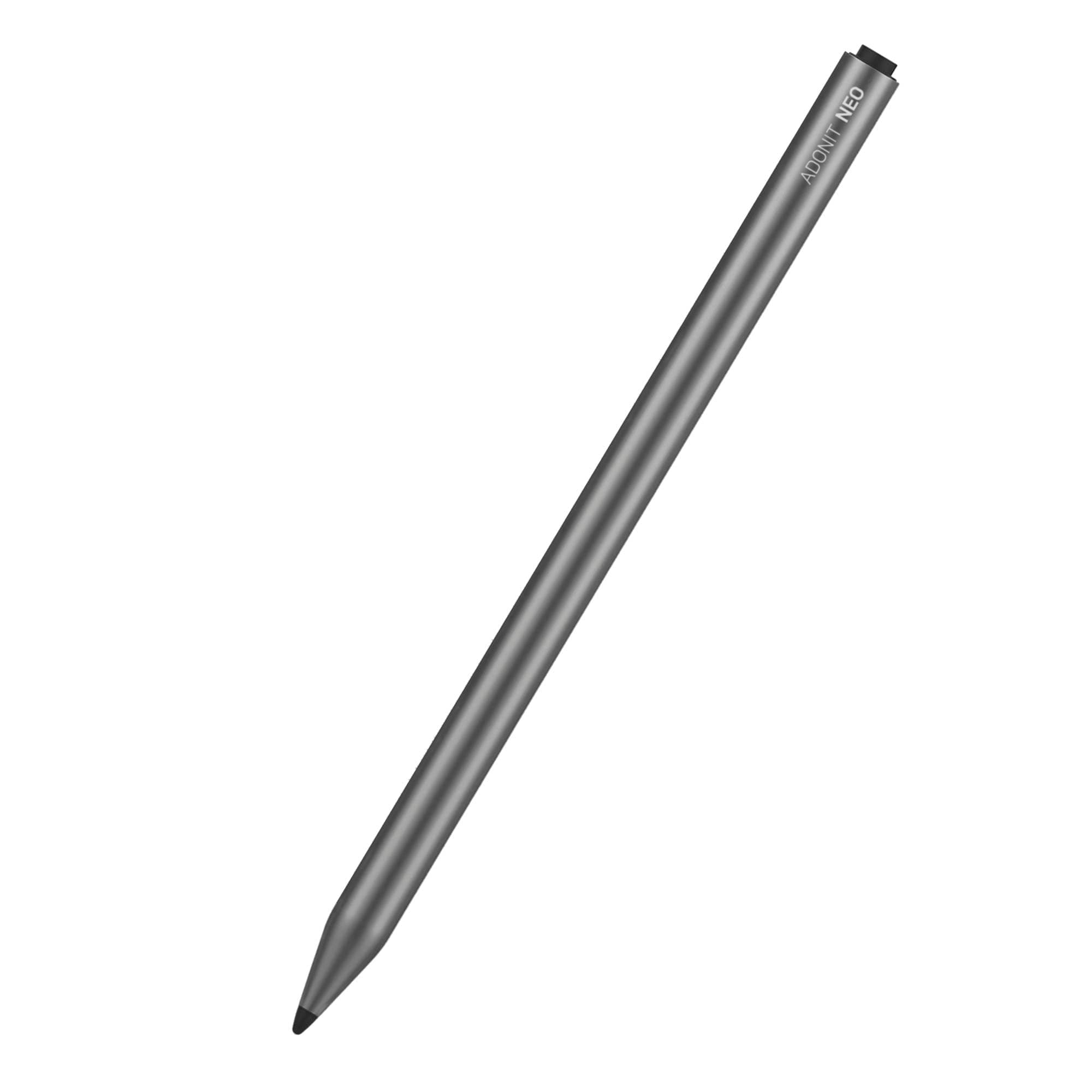 Алуминиева професионална писалка за iPad (модели след 2018 година) - Adonit Neo Stylus (тъмносив)