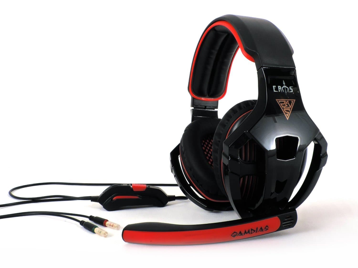 Слушалки Gamdias EROS GHS2200, черно/червени, микрофон