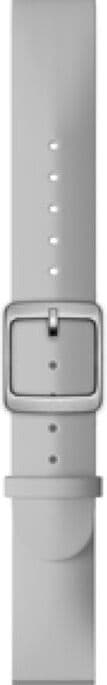 Оригинална силиконова каишка за Withings Steel HR Sport, Steel HR (36mm) и други часовници с 18мм захват - Nokia Silicone Band 18mm (сив)