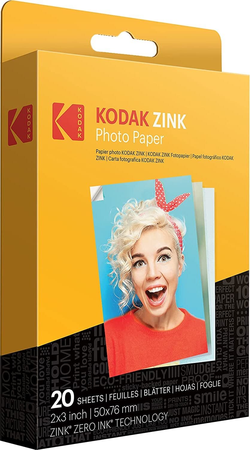 Хартия за фотоапарати и принтери Kodak - Kodak Zink 2x3 Inch Paper (20 бр.)