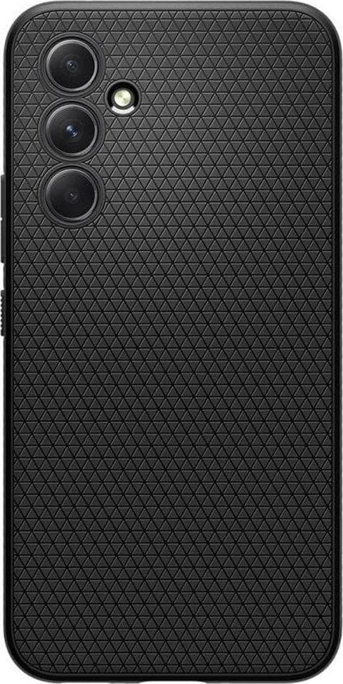 Силиконов (TPU) калъф с висока степен на защита за Samsung Galaxy A54 5G (черен-мат) - Spigen Liquid Air Case