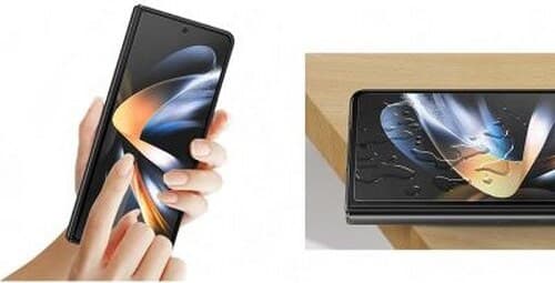 Оригинално защитно покритие за дисплея на Samsung Galaxy Z Fold4 - Samsung Screen Protector EF-UF93PCT