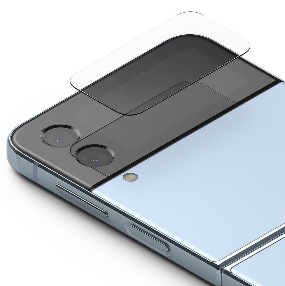 Стъклено защитно покритие за задният дисплей на Samsung Galaxy Z Flip 4 (3 броя) - Ringke ID Glass (прозрачен)