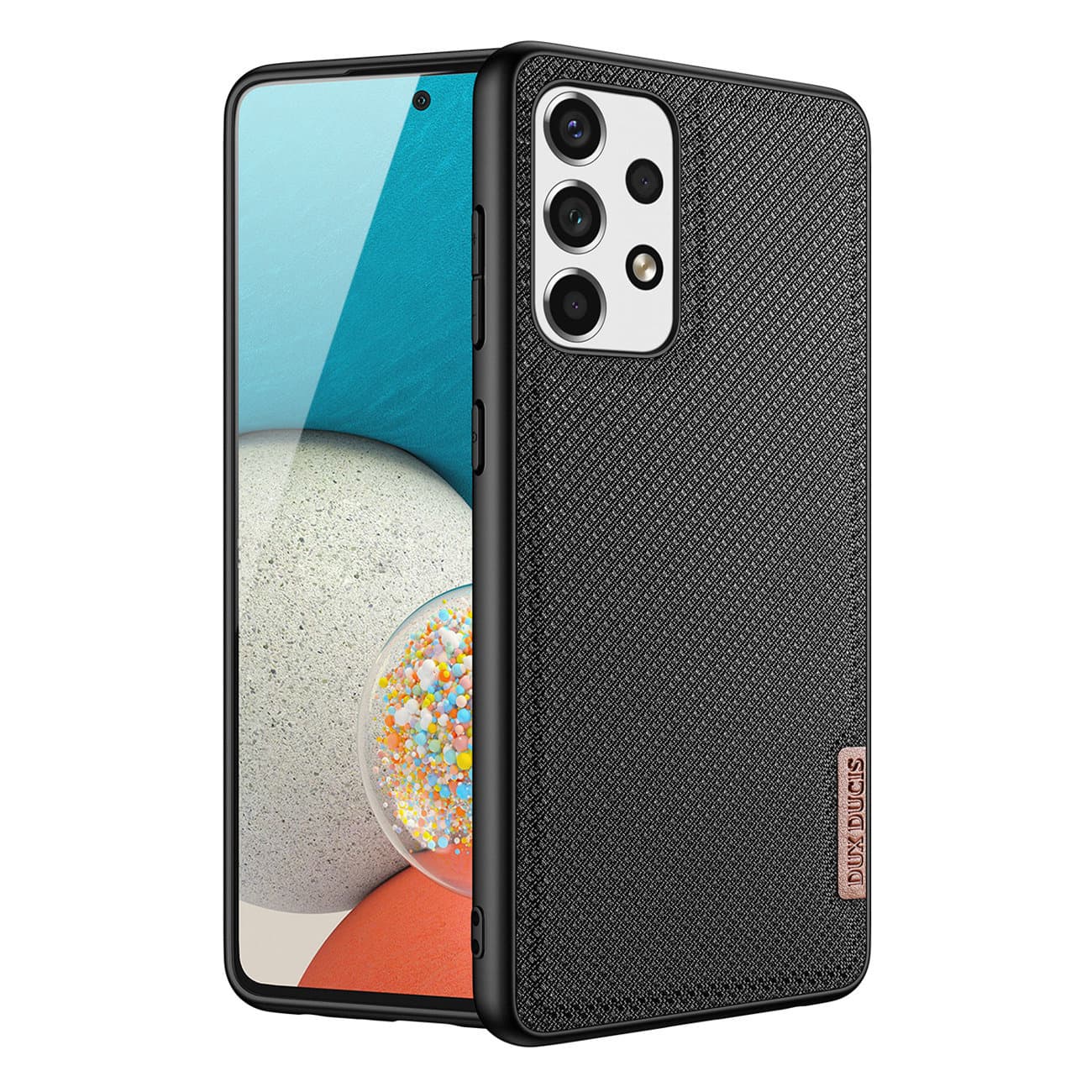 Хибриден удароустойчив кейс за Samsung Galaxy A73 - Dux Ducis Fino Series Case (черен)