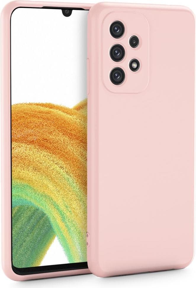 Силиконов (TPU) калъф за Samsung Galaxy A33 5G - Tech-Protect Icon TPU Case (розов)