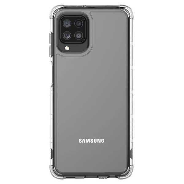 Оригинален удароустойчив силиконов (TPU) калъф за Samsung Galaxy M22 - Samsung M Cover Case GP-FPM225KDATW (прозрачен)