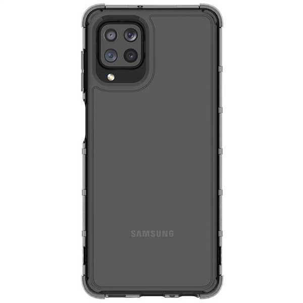 Оригинален удароустойчив силиконов (TPU) калъф за Samsung Galaxy M22 - Samsung M Cover Case GP-FPM225KDABW (черен)