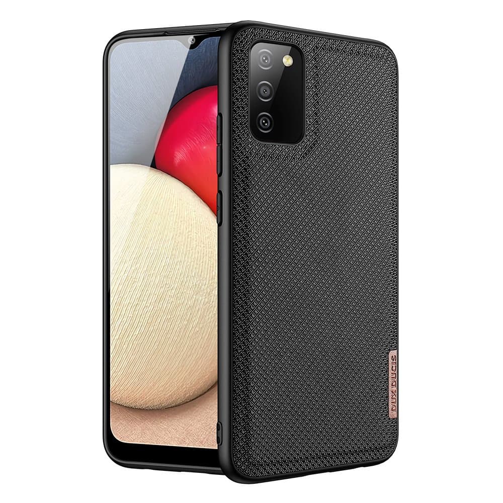 Хибриден удароустойчив кейс за Samsung Galaxy A02s - Dux Ducis Fino Series Case (черен)