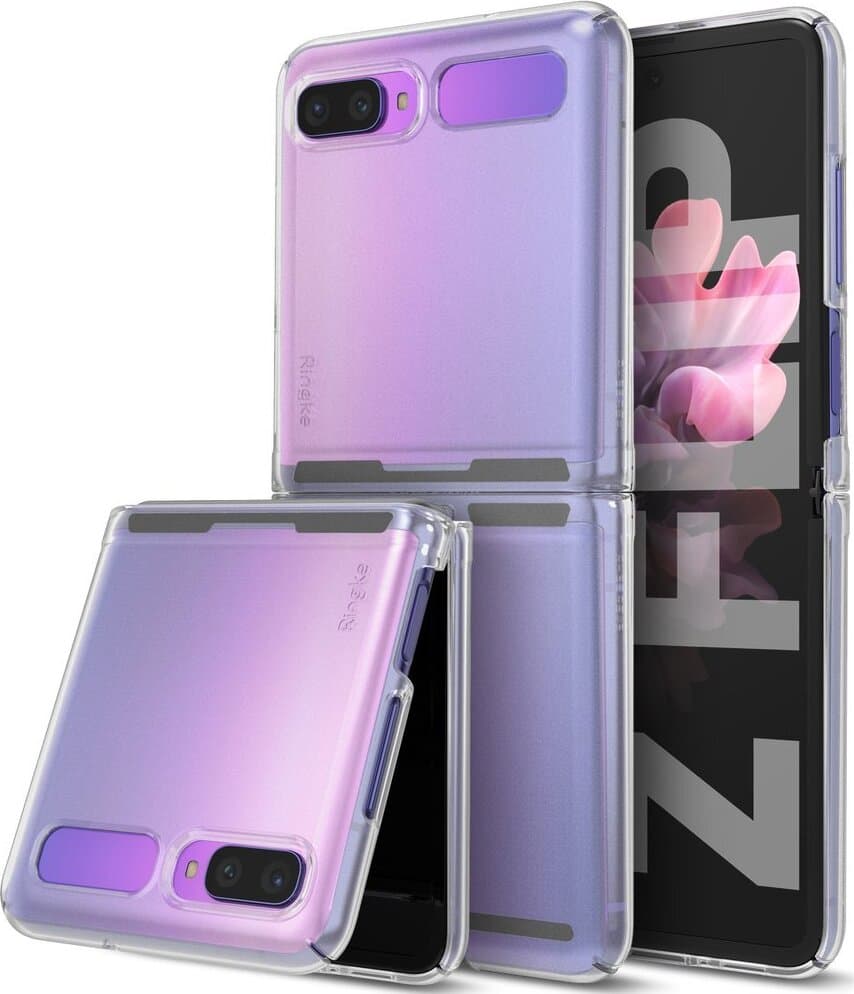 Поликарбонатов кейс за Samsung Galaxy Z Flip - Ringke Slim PC Case (прозрачен)