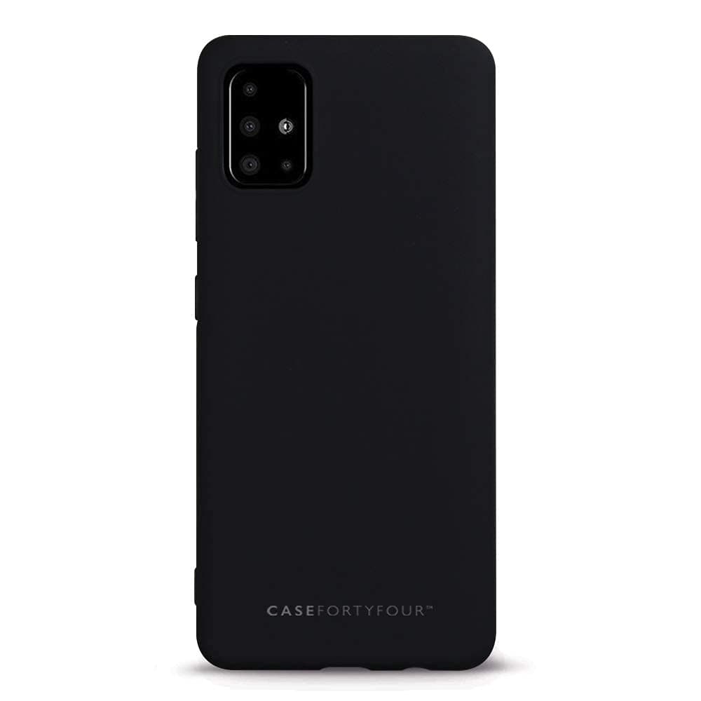 Силиконов (TPU) калъф за Samsung A51 - Case FortyFour No.1 Case (черен)