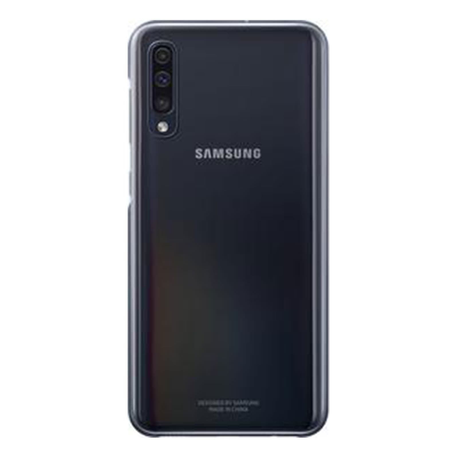 Оригинален поликарбонатов кейс за Samsung Galaxy A50 - Samsung Gradation Cover EF-AA505CBEGWW (черен)