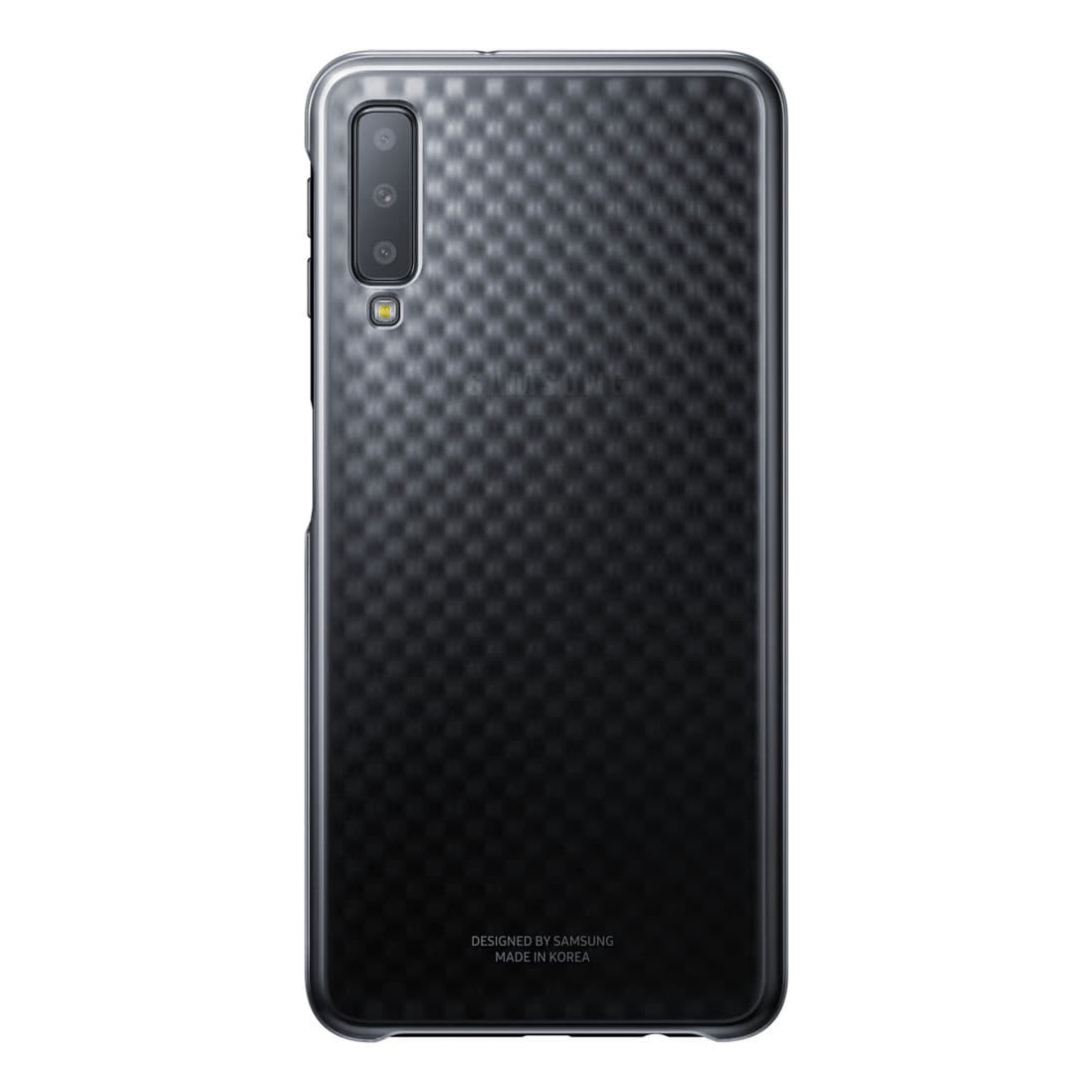 Оригинален поликарбонатов кейс за Samsung Galaxy A7 (2018) - Samsung Gradation Cover EF-AA750CBEGWW (черен)