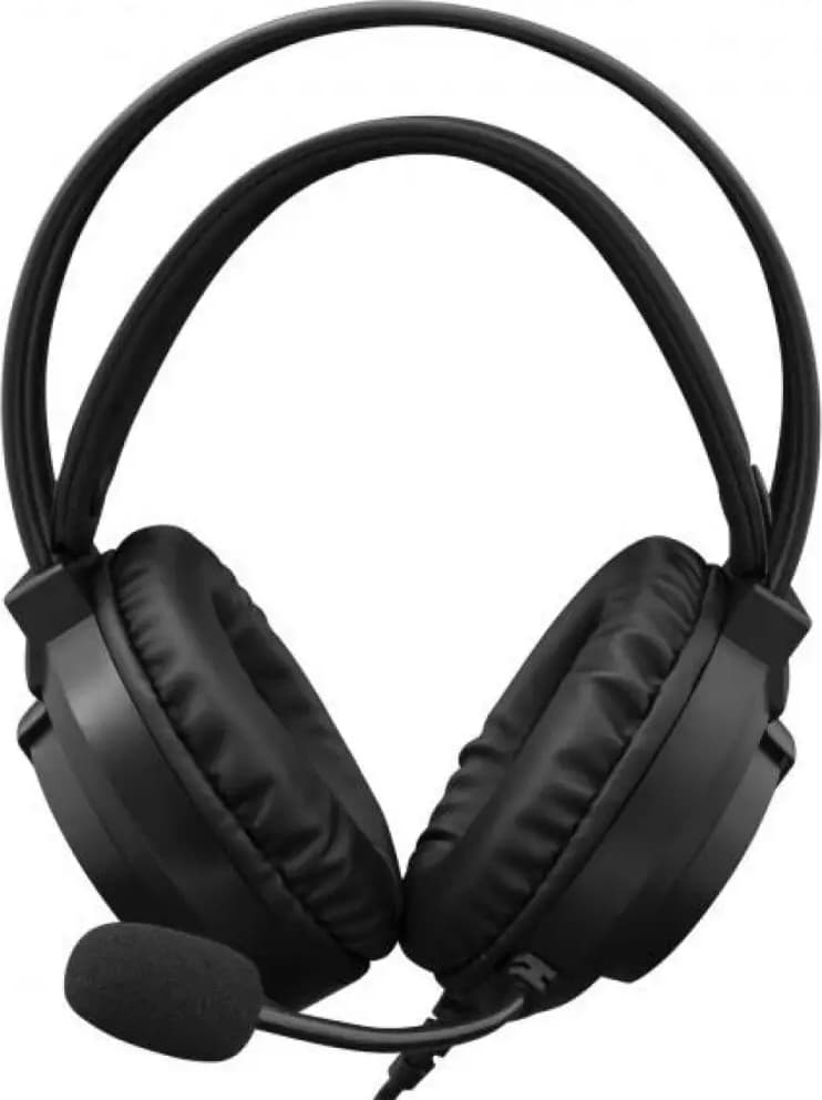 Слушалки White Shark Wolf GH-2044, микрофон, 50mm говорители, контрол на звука, подсветка, USB, черни