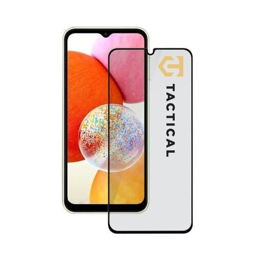 Стъклено защитно покритие за целия дисплей на на Samsung Galaxy A25 5G - Tactical Glass Shield 5D (прозрачен-черен)