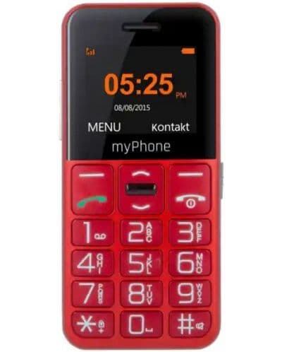 Мобилен телефон myPhone - Halo Easy, 1.77", 4MB, червен