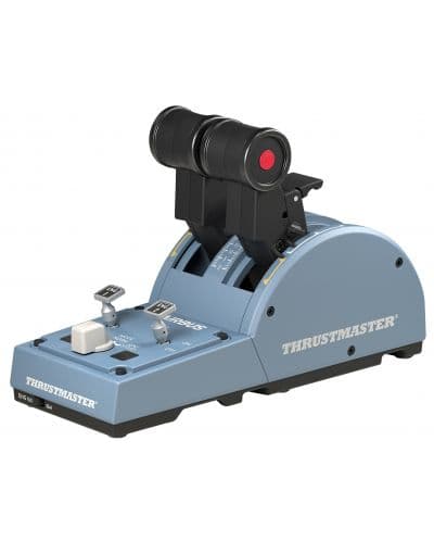 Джойстик Thrustmaster - TCA Quadrant Airbus edition, PC, син