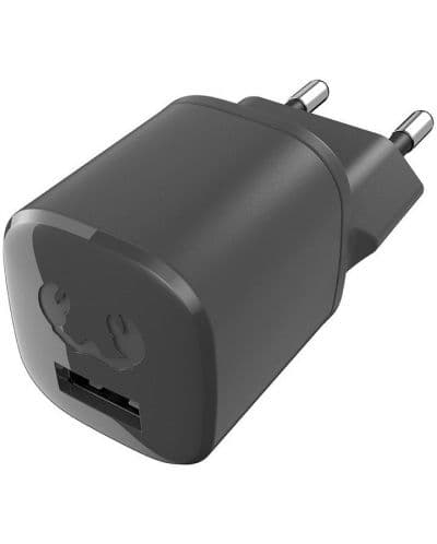 Зарядно устройство Fresh N Rebel - Mini, USB-A, кабел USB-C, тъмносиво