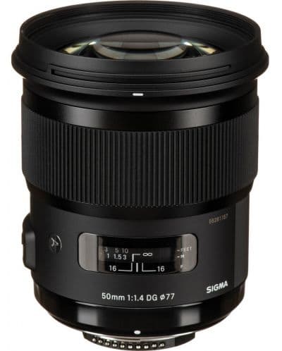 Обектив Sigma - 50mm, f/1.4 DG HSM ART, Nikon F-Mount