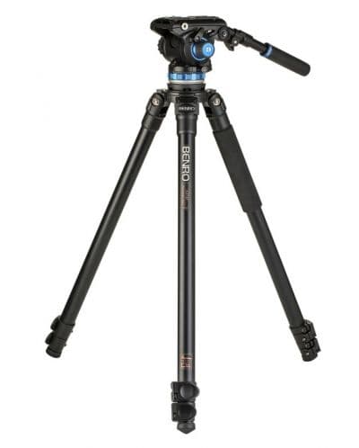 Видео статив Benro - A373F Series 3 AL + S6 Pro, 30-161 cm, черен