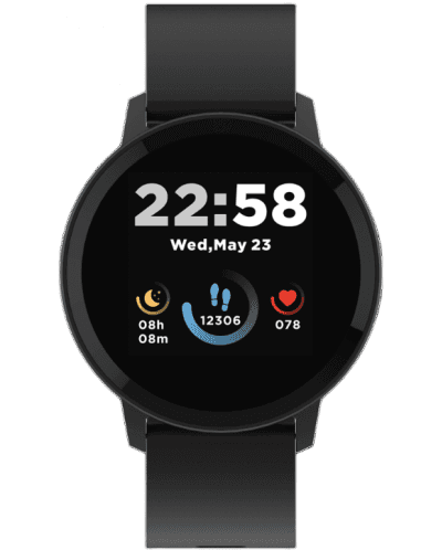 Смарт часовник Canyon - Lollypop CNS-SW63BB, 1.3", черен