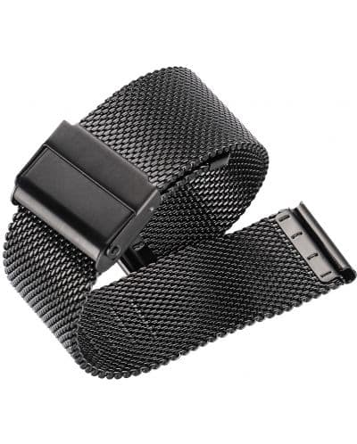 Каишка Trender - Steel, 22 mm, черна